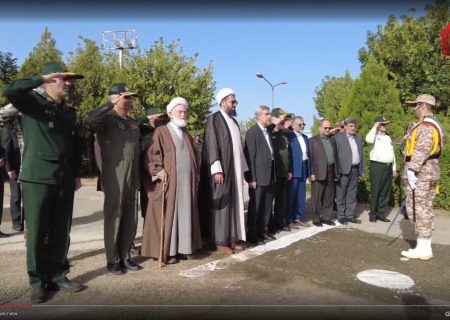 صبحگاه مشترک نیروهای نظامی استان همدان