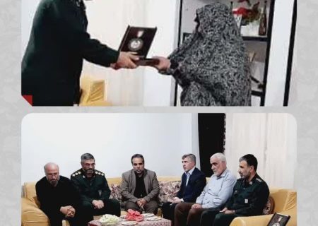 سرکشی و اهداء نشان سرو  از خانواده معظم شهید عباسعلی جمور “شهرستان اسدآباد”