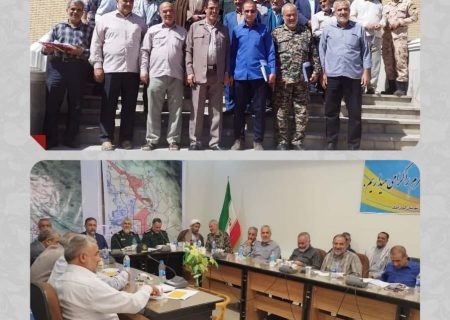 نشست شورای راویان دفاع مقدس استان همدان در شهرستان کبودراهنگ