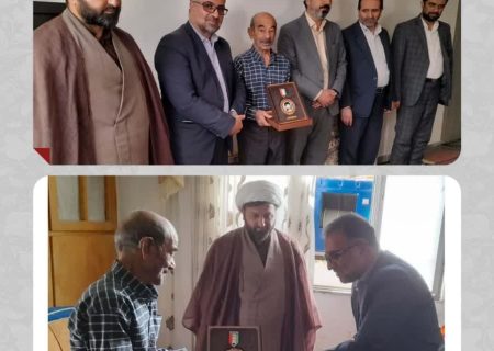 سرکشی و اهداء نشان سرو به خانواده سرباز وظیفه شهید والامقام مجید سوری