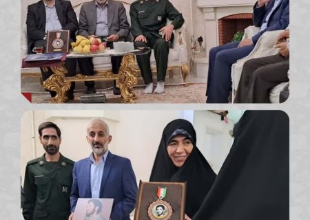 سرکشی و اهداء نشان سرو به خانواده معظم شهید گمار وردی