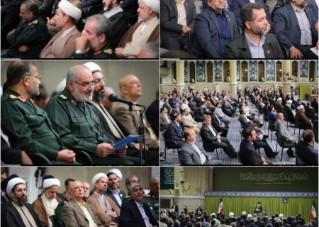 دیدار رهبر معظم انقلاب اسلامی با دست‌اندرکاران برگزاری دومین کنگره ملی بزرگداشت شهدای استان همدان