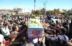 ▫️تشییع پیکر مطهر همافر شهید «خاکی زاده» در همدان