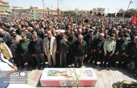 تشییع “رفیق خوب خدا” در همدان